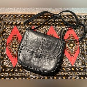 Craftsman made Leather Crossbody/ Shoulder Bag From Nicaragua